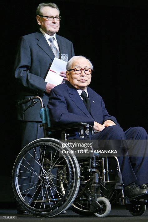 Japanese Movie Director Kon Ichikawa And Czech Director Milos Forman News Photo Getty Images