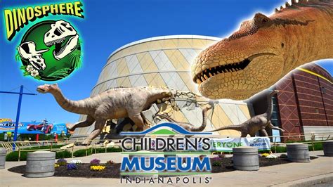 Visiting Dinosphere At The Indianapolis Childrens Museum Youtube