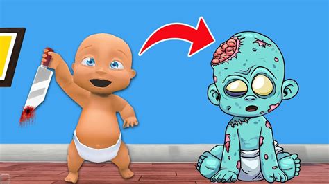 Evil Baby Turns Into Zombie To Prank Brother Whos Your Daddy Youtube