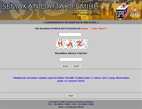 Semakan daftar pemilih online myspr & sms (daftar mengundi spr). Cara Daftar Mengundi (Daftar Pemilih) Di Pejabat Pos