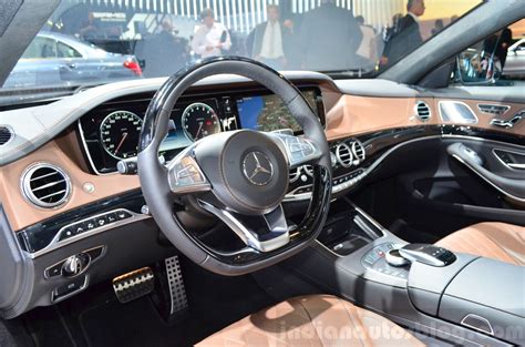 The average listed price is aed 170,333 and the average mileage driven per year is 101,711. 2015 Mercedes S500 Plug-in Hybrid interior at the 2014 ...