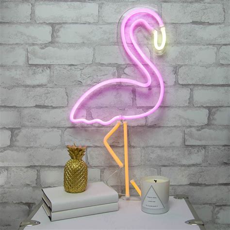 Get it as soon as mon, feb 15. Flamingo Neon LED Wall Sign - Small | Flamingo lights ...