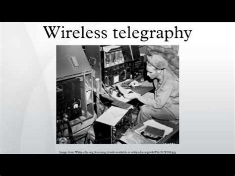 Wireless Telegraphy YouTube