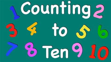 Countïng To Ten Number Recognïtïon 1 10 For Kïds Nursery Rhymes Fan