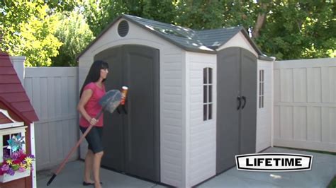 Lifetime 10 X 8 Dual Entry Shed Model 60001 Features And Benefits