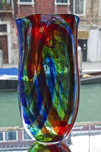 Glass Murano Italy Kac1445 Glass Art Murano Glass Art Glass Vase