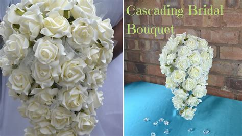 How To Create Your Own Cascading Bridal Bouquet Diy