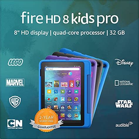 Amazon Fire Hd 8 Kids Pro Tablet 8 Hd Ages 612 32 Gb 2021