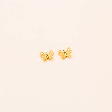 Discover Butterfly Earrings In Gold Latest Esthdonghoadian