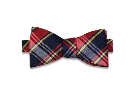 Super Plaid Silk Bow Tie Self Tie Aristocrats Bows N Ties