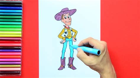 How To Draw Sheriff Woody Pixar Toy Story Youtube