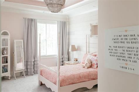We kept all the fabrics to natural, muted tones, and it's all of the colors you see in the views — whites, grays, blues, a bit of pale pink, macdonald says. Pale pink walls are accented with a shiplap accent wall ...