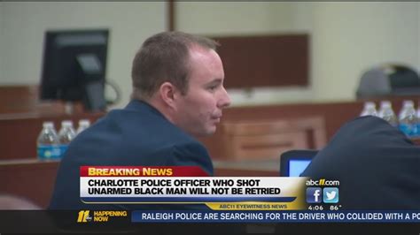 Attorney General State Not Pursuing 2nd Trial For Charlotte Police Officer Who Shot Unarmed Man