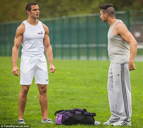 Louis Smith Reveals Rounder Tum As He Goes Topless In The Park After Piling On The Pounds