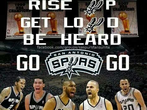 Go Spurs Go Spurs Spurs Fans San Antonio Spurs