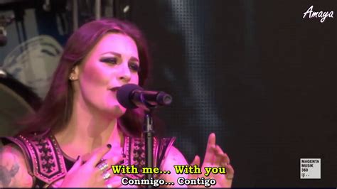 Nightwish Come Cover Me Floor Jansen Lyrics On Screen And Sub Español