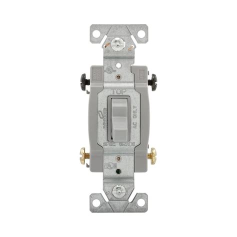 Eaton 15 Amp 4 Way Toggle Light Switch Gray In The Light Switches