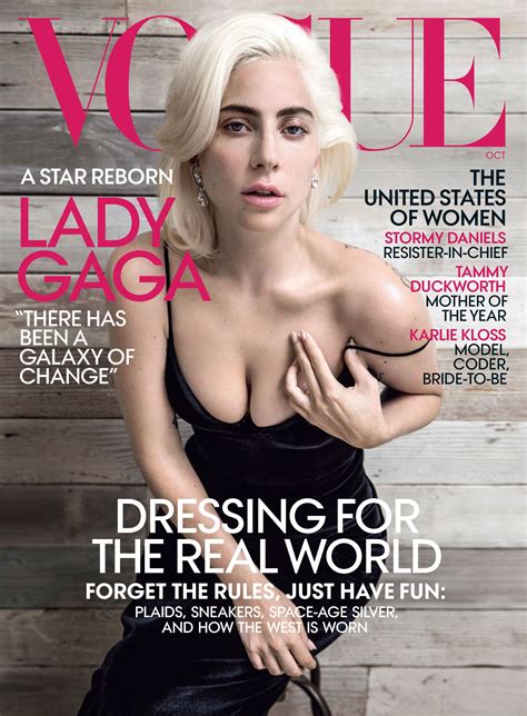 Lady Gaga Vogue Cover Photographed By Inez And Vinoodh Vogue Covers Vogue Us Vogue Magazine
