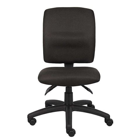 Office Chairs Without Arms Office Star Sculptured Low Back Task Chair