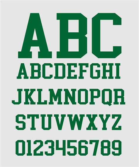 Font College Block Athletic Sport Font Opentype Installable Etsy