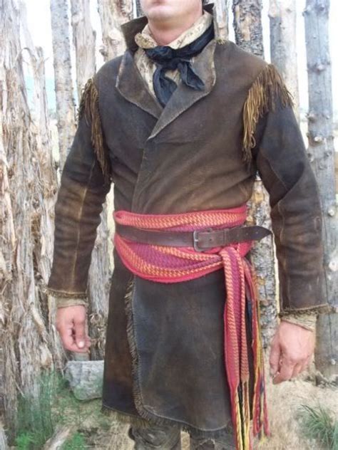Frontier Deerskin Coat With Fringe Mountain Man Clothing 18th