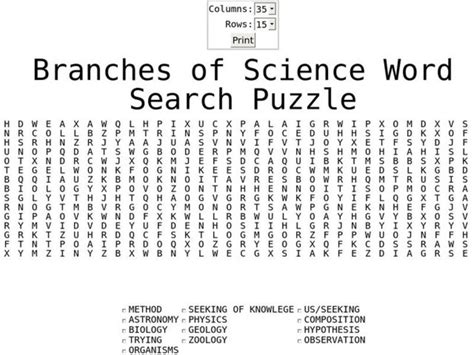 5 Best Images Of Branches Of Science Worksheet Physical Science