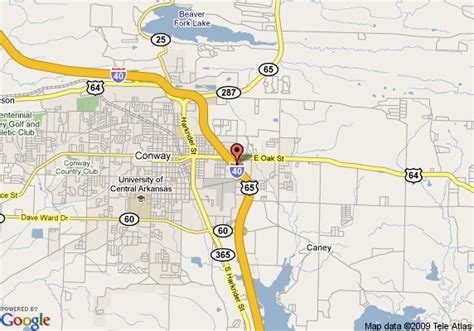 Map Of Comfort Suites Conway Conway