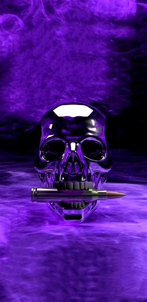 Share 83 Skull Purple Wallpaper Vn