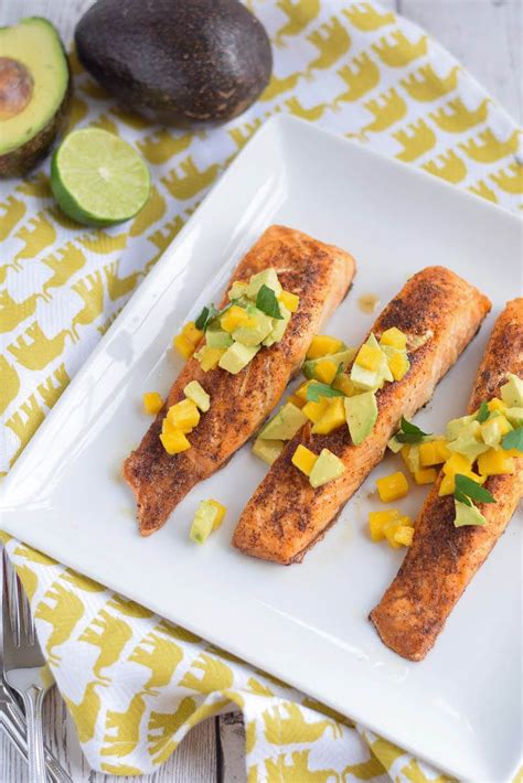 Salmon With Avocado Salsa · Seasonal Cravings Recipe Gluten Free