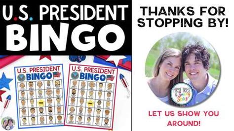 President Bingo Printable Presidents Day Bingo Us History Game