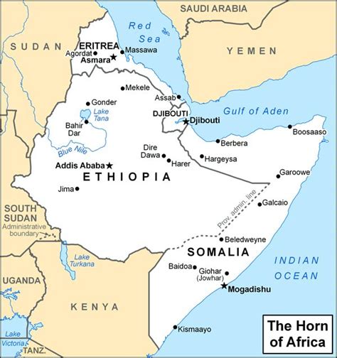 Anthropology Of Accord Map On Monday The Horn Of Africa