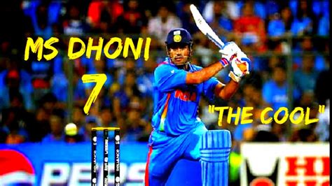 Captain Cool Tribute To Ms Dhoni Youtube
