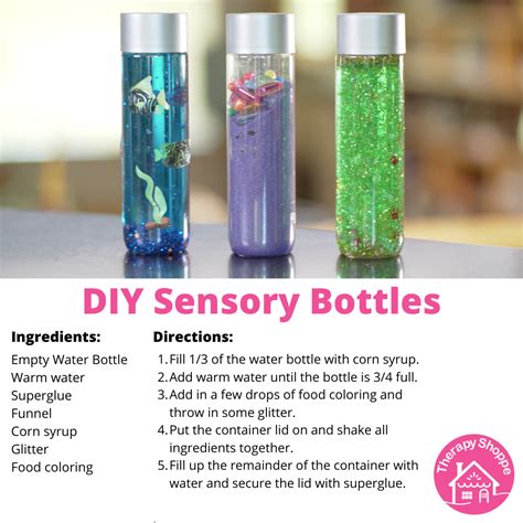 Diy Sensory Bottles Craft In 2023 Sensory Bottles Preschool Sensory