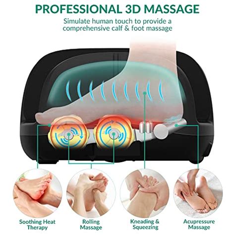 Medcursor Foot And Calf Massager Shiatsu Foot Massager Machine With Heat And Vibration Calf