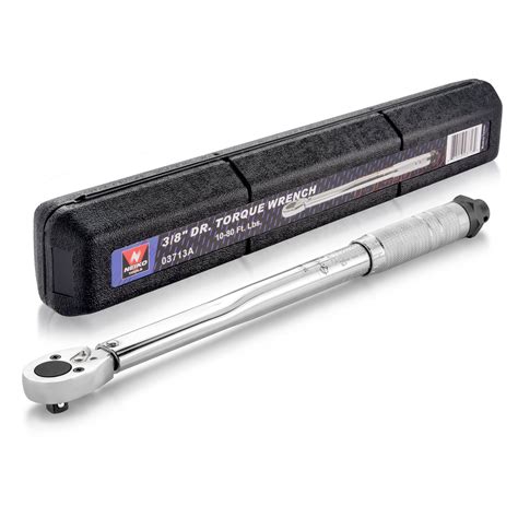 Professional 38 Drive Automatic Click Torque Wrench 10 80 Foot Pound