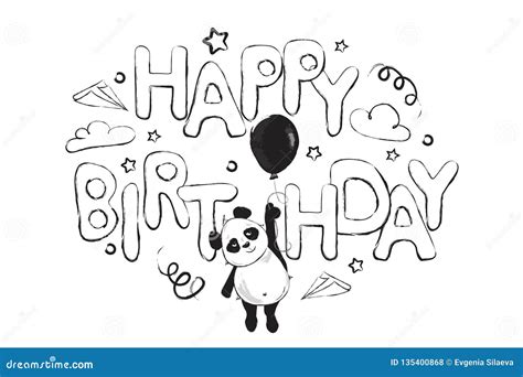 Happy Birthday Panda Drawing Krysfill Myyearin