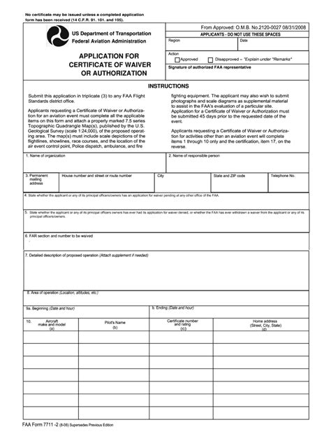 Faa Form 7711 2 Fill Online Printable Fillable Blank Pdffiller