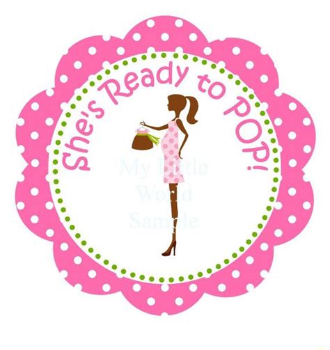 The download is a pdf format file. free shes about to pop printable | ready to pop tags ...