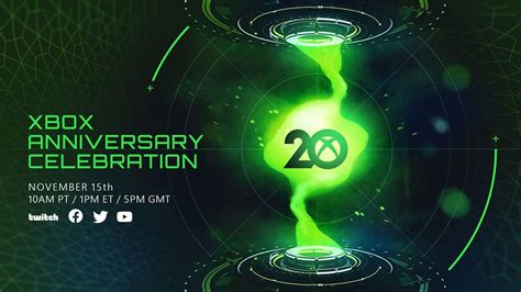 Xbox 20th Anniversary Event How To Watch Details And Announcements