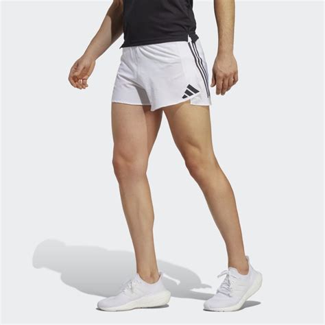 Adidas Adizero Split Shorts White Adidas Uk