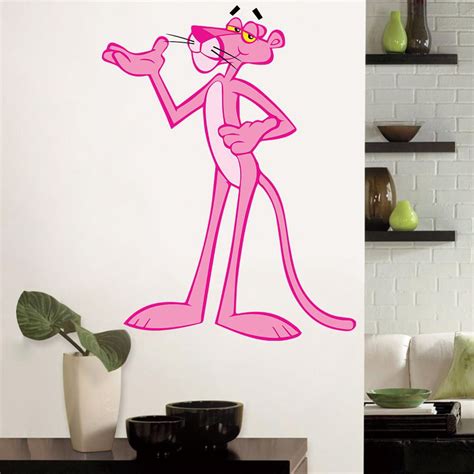 Pink Panther Cartoon Characters Wall Art Decal Vinyl Sticker Kids