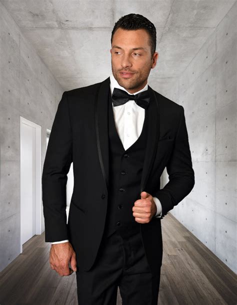 Black Tuxedos With Bow Tie