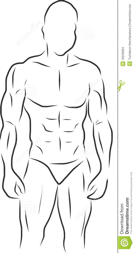 Watercolor portraits, manga drawings, digital art and video tutorials! Fitness Strong Man Stock Vector - Image: 43245684