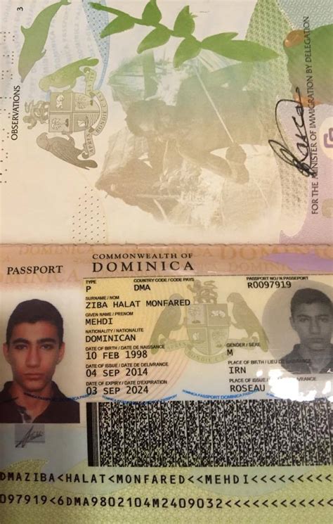 Kenneth Rijock S Financial Crime Blog Dominica Reissued New Cbi Passport For Monfared S Son