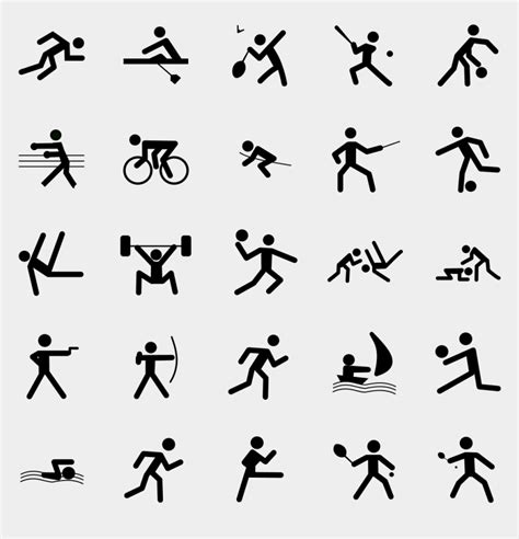 Winter Olympic Games Olympic Sports Symbol Olympics Sports Symbols