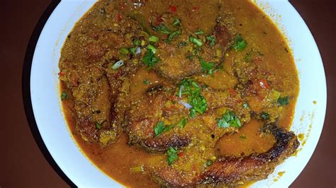 Fish Curry With Mustard Paste Rohu Fish Curry YouTube