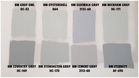 Benjamin Moore Gray Paint Swatches Natural Light Light Coming