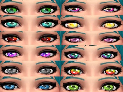 Hollenas Anime Style Eyes Multiple Colors