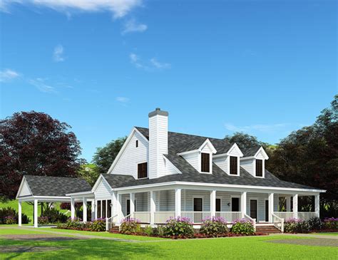 A chimney cap or crown acts as a roof for the chimney. Casalone Ridge Ranch Home Plan 055D-0196 | House Plans and More