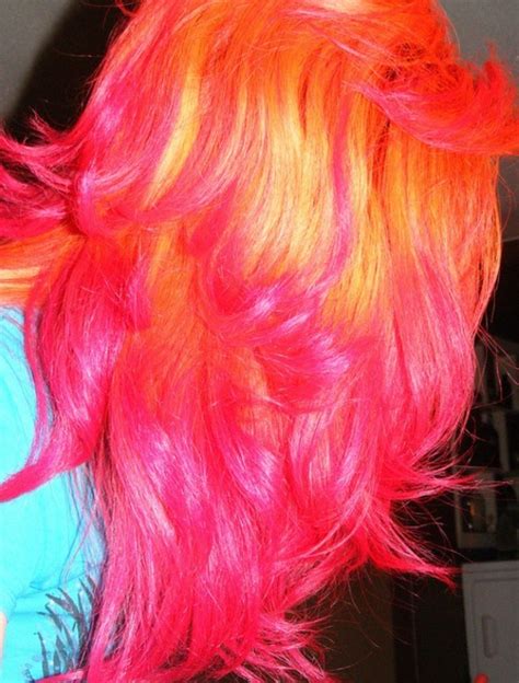 Hair With Orange Tips